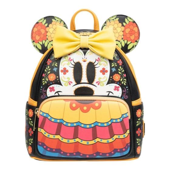 Imagem de Mini-mochila Loungefly Minnie Mouse Dia de los Muertos