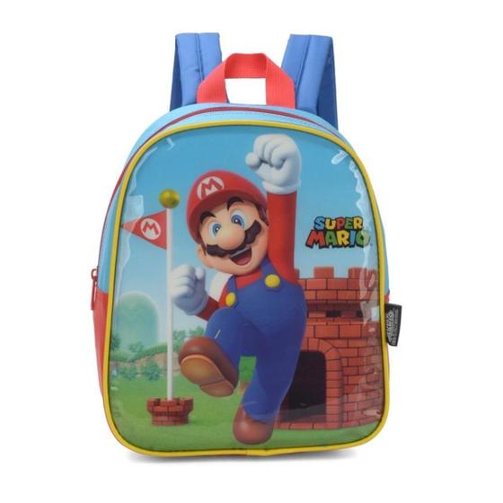 Imagem de Mini Mochila Super Mario Vermelha  Maxlog