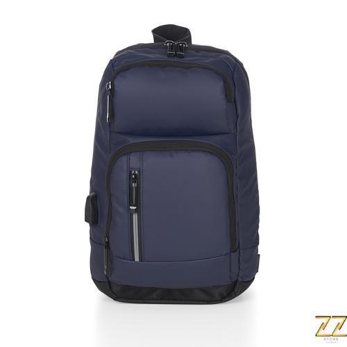 Imagem de Mini Mochila Transversal Masculina De Peito Diagonal + Usb