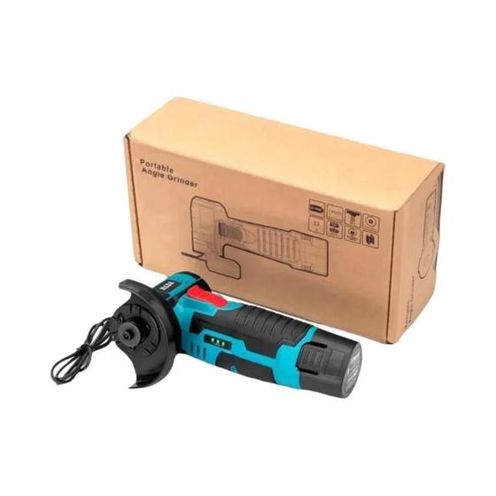 Imagem de Mini Moedor Angular Recarregável Hilda 12V - Sem Fio com Ferramenta de Polimento