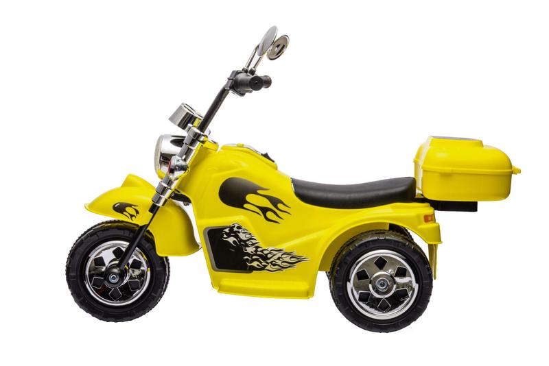 Imagem de Mini Moto Elétrica 6v Infantil Amarela c/ Farol - Zippy Toys