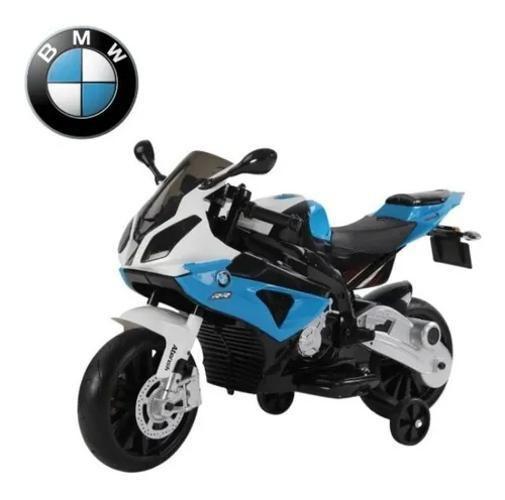 Imagem de Mini Moto Elétrica Bmw S1000Rr 12V Azul