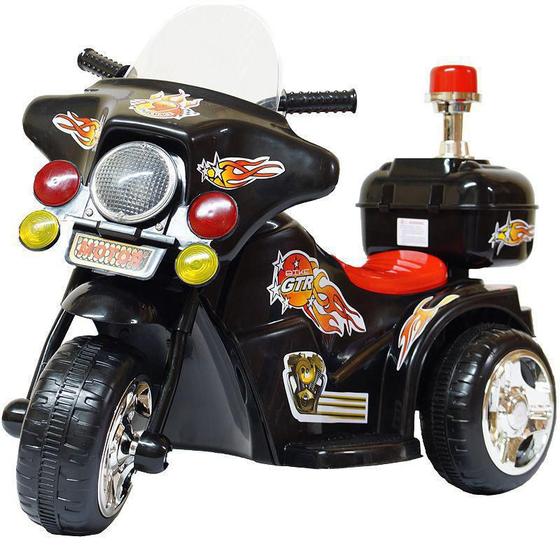 Mini Moto Elétrica Infantil Triciclo Elétrico BZ Cycle Preto com Músicas e  Luzes BARZI MOTORS : : Brinquedos e Jogos