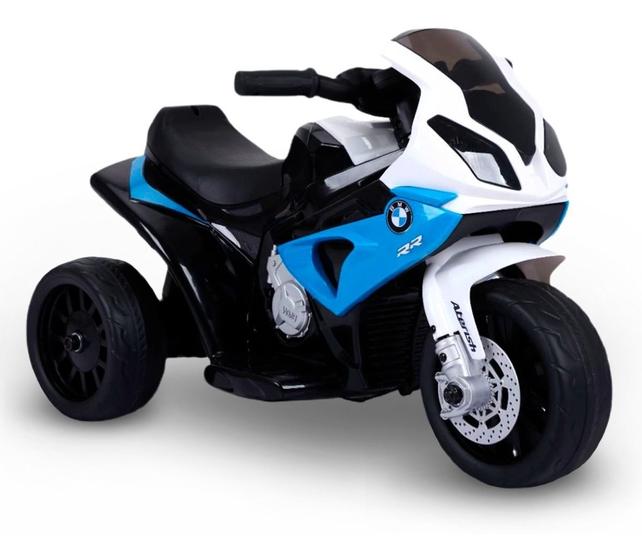 Imagem de Mini Moto Elétrica Infantil BMW Azul Zippy Toys Crianças Diversos Modelos Suporta 25kg Bateria Recarregável