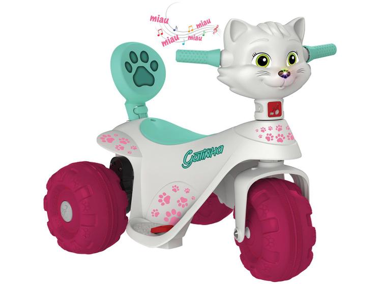 Imagem de Mini Moto Elétrica Infantil Scooter Gatinha 6V