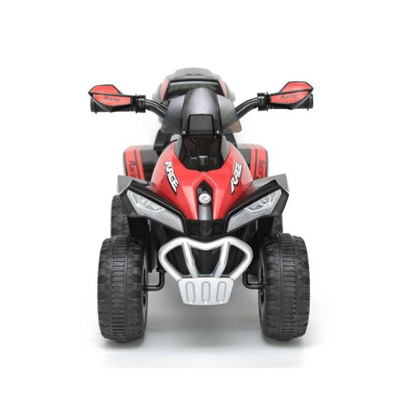 Imagem de Mini Moto Quadriciclo Infantil Elétrico com Farol e Buzina Vermelho