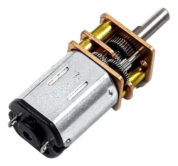 Imagem de Mini Motor Redutor N20 Dc 6V 200Rpm C/
