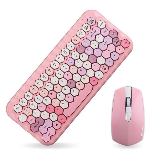 Imagem de Mini mouse de teclado sem fio Girl Heart de cores mistas