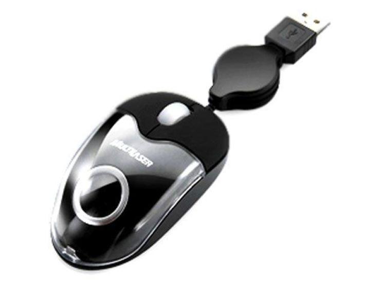 Imagem de Mini Mouse Óptico Retrátil 800dpi - Multilaser MO045