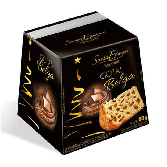 Mini Gotas de Chocolate Belga 80g Santa Edwiges