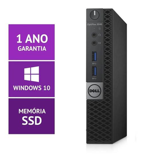 Mini Pc Dell Optiplex 3040 I5 8gb Ssd 128gb Menor preço em Mini Pc Dell Optiplex 3040 I5 8gb Ssd 128gb
