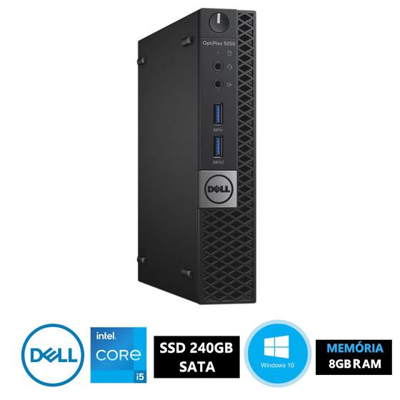 Mini PC Dell Optiplex 5050 Intel Core i5 6ª Geração 8GB RAM 240GB SSD Win 10 Pro Menor preço em Mini PC Dell Optiplex 5050 Intel Core i5 6ª Geração 8GB RAM 240GB SSD Win 10 Pro