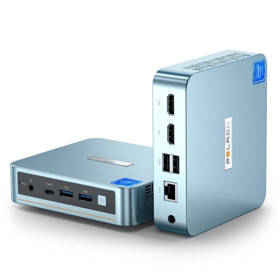 Imagem de Mini PC PELADN WI-6 Pro Intel Alder Lake-N100 de 12ª geração 16 GB/512 GB