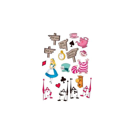 Imagem de Mini Personagens Decorativos Alice Disney C/20 Unidades - Regina