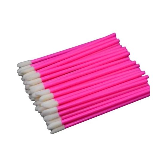 Imagem de Mini Pincéis Descartáveis para Lábios - 50 Peças - Aplicador de Batom e Brilho Labial
