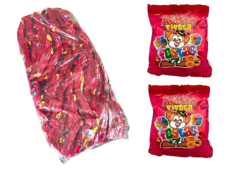 Imagem de Mini Pipoca Doce Com 100 Unidades 10Gr Aritana Cosme Damião