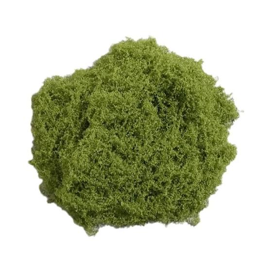 Imagem de Mini Plantas Artificiais Verdes (20g) - Musgo de Poliéster para Decoração de Casa e Jardim