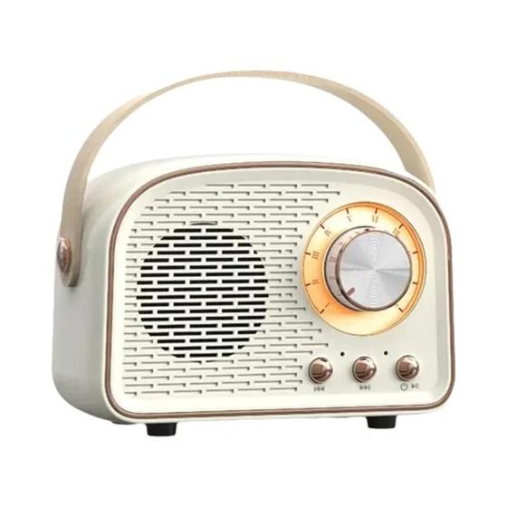 Imagem de Mini Player MP3 Retro Portátil com Bluetooth - Cartão TF e Conexão Sem Fio