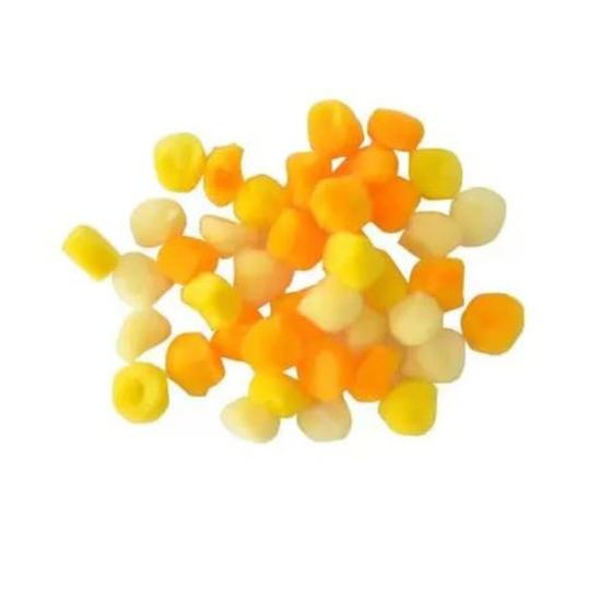 Imagem de Mini Pompons Amarelo Com 80 Unidades 15mm Degrade - Kit