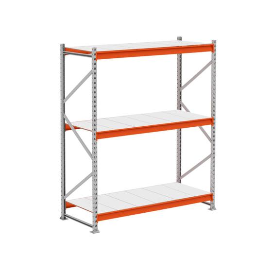 Imagem de Mini Porta Pallet Inicial 250KG Com 3 Longarinas 2,00 X 1,80 X 0,60 Com Bandeja De Madeira - ULTRA Móveis