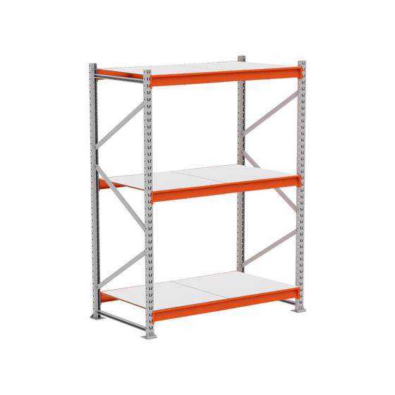 Imagem de Mini Porta Pallet Inicial 500KG Com 3 Longarinas 2,00 X 1,20 X 0,80 Com Bandeja De Madeira - ULTRA Móveis