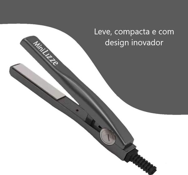 Imagem de Mini Prancha/ Chapinha de Cabelo Lizze 200C (392F) Bivolt