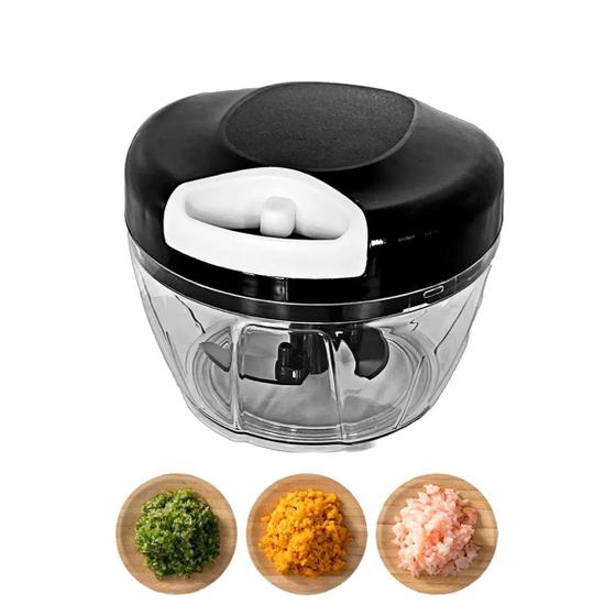 Imagem de Mini Processador Alimentos Manual 3 Lâminas 500Ml Alho