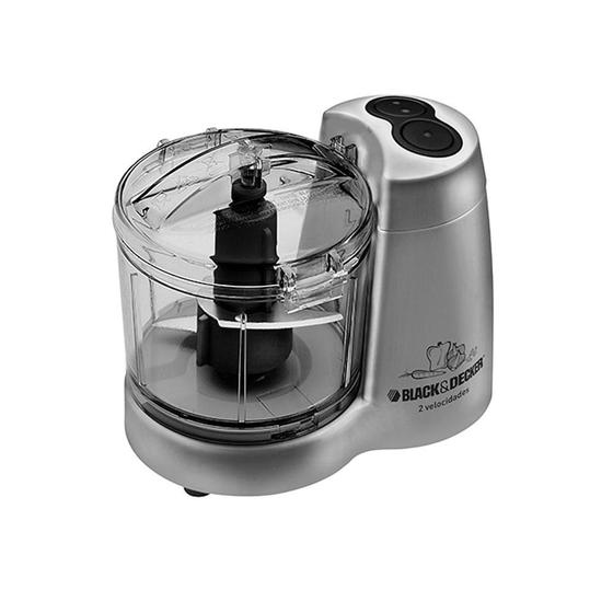 Mini Processador Black&Decker 120W 2 Velocidades em Inox - HC32P Menor preço em Mini Processador Black&Decker 120W 2 Velocidades em Inox - HC32P