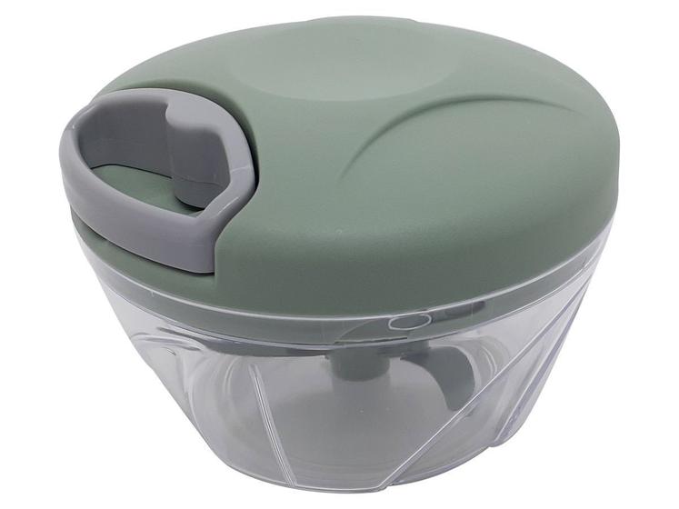 Mini Processador de Alimentos Triturador Manual Cortador de Legumes 3 Lâminas Menor preço em Mini Processador de Alimentos Triturador Manual Cortador de Legumes 3 Lâminas