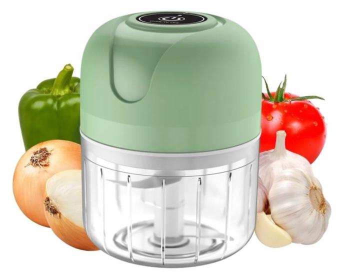 Mini Processador e Triturador De Alimentos Elétrico 3 Lâminas Bivolt ...