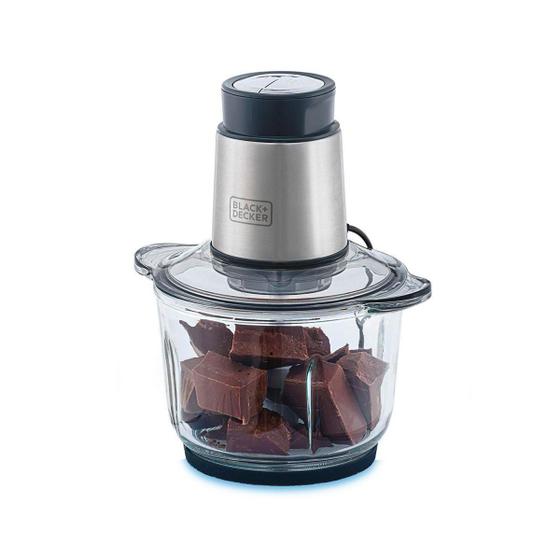 Mini Processador Gourmand Gris C/ Tigela de Vidro 220V MP300G-B2 Black&Decker Menor preço em Mini Processador Gourmand Gris C/ Tigela de Vidro 220V MP300G-B2 Black&Decker