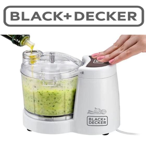 Mini processador Picador de Alimentos BLACK+DECKER 120W 110V Menor preço em Mini processador Picador de Alimentos BLACK+DECKER 120W 110V