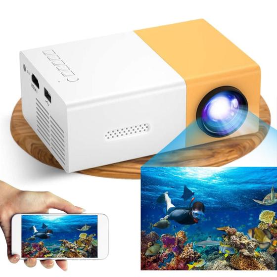 Mini Projetor de Led Para Sessão de Filmes Full HD Led 1080p é boa?