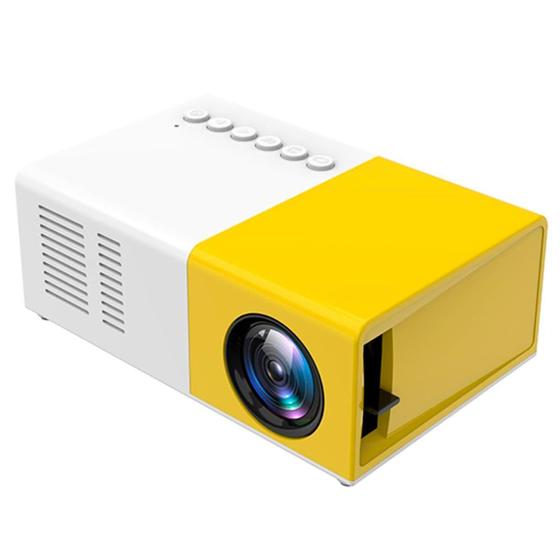 Imagem de Mini Projetor Portátil Full HD 600 Lumens USB AV Yg300