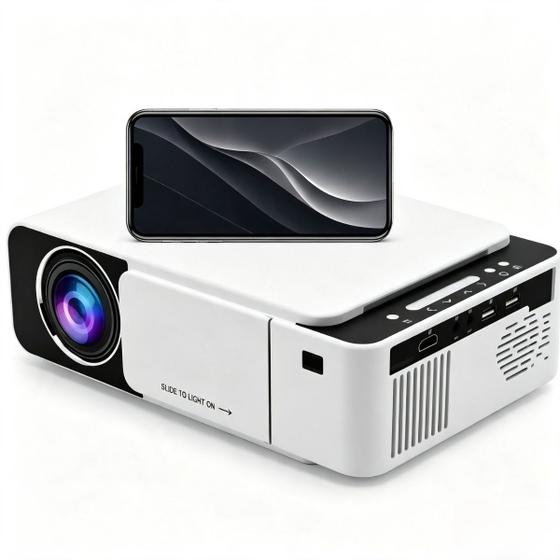 Mini Projetor T6 Home Theater Portátil - BP VARIEDADES