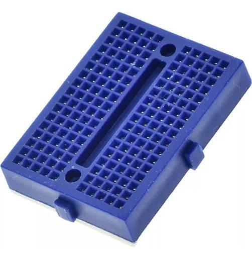 Imagem de Mini Protoboard 170 Pontos - Azul