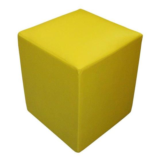 Imagem de Mini Puff Pop material sintético Amarelo Sol