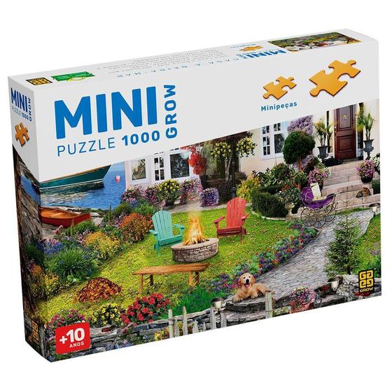 Imagem de Mini Puzzle 1000 Peças Casa À Beira-Mar