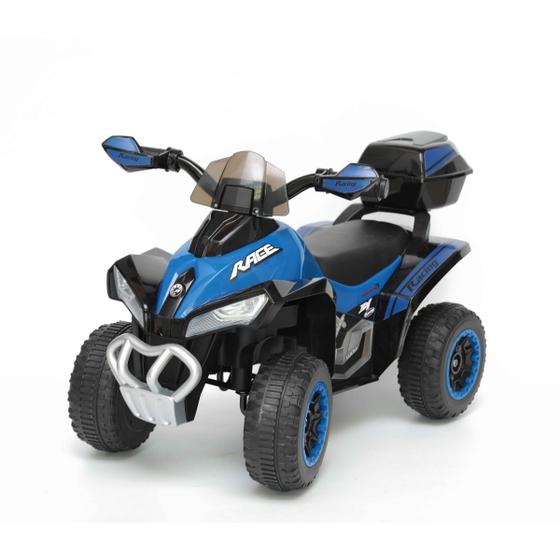 Imagem de Mini Quadriciclo Moto Elétrica Infanti Com Luz e Som Azul