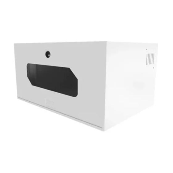 Imagem de Mini Rack 5u Parede Organizador Cftv Informatica Padrão 19'