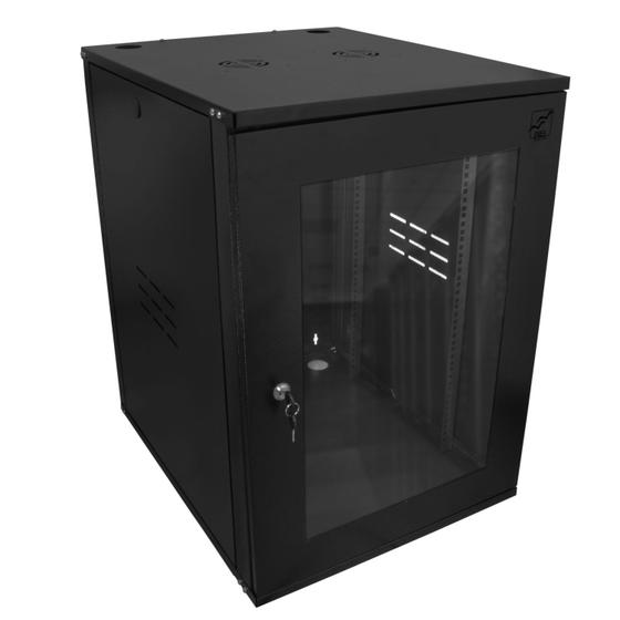 Mini Rack Telecom Mini Rack de Parede 16Ux670mm Desmontável Preto - Pier Telecom - Rack ...