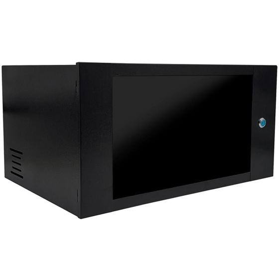 Mini Rack Parede 19 Gforce, 5U X 350Mm, Visor Acrílico, Menor preço em Mini Rack Parede 19 Gforce, 5U X 350Mm, Visor Acrílico,