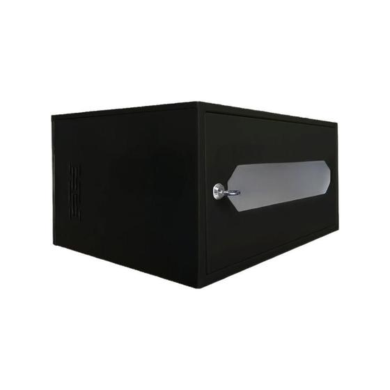 Imagem de Mini Rack SOHO 5Us x 300mm Preto Contato