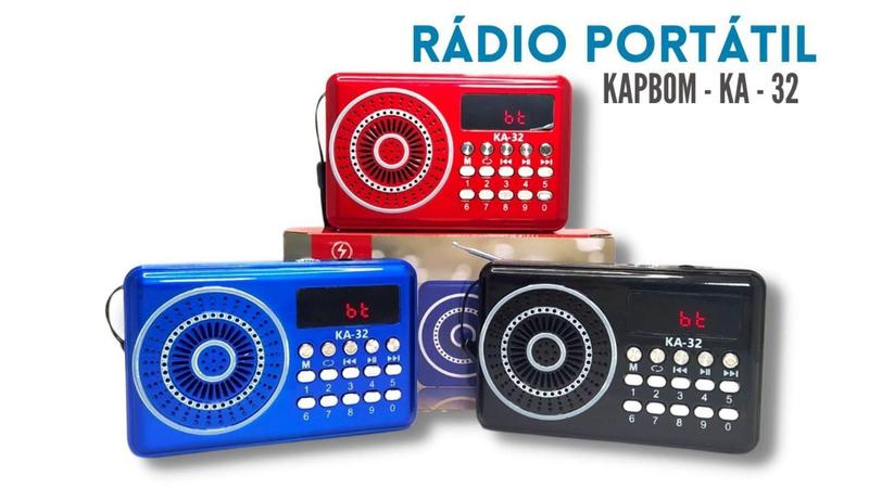 Imagem de Mini radio com antena kapbom KA-32