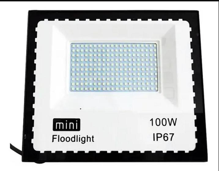 Imagem de Mini Refletor Holofote Led 100w Floodlight mini- 6500k (Branco Frio) Ip67