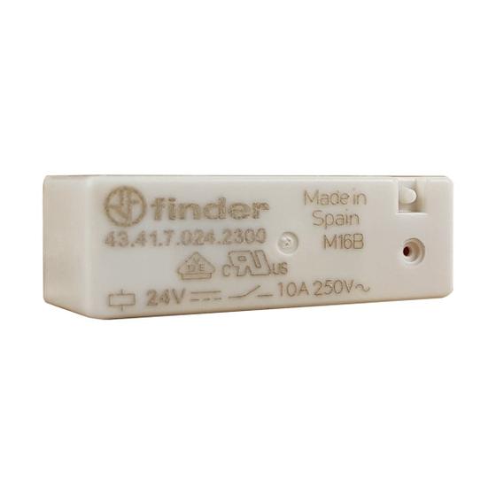Imagem de Mini Relé  1NA Reversível 10A 24V Compatível com a base da Série 95  43.41.7.024.2300  Finder