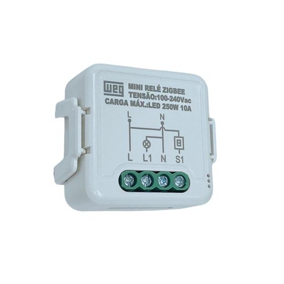 Imagem de Mini Relé Interruptor Zigbee WEG Smart Home