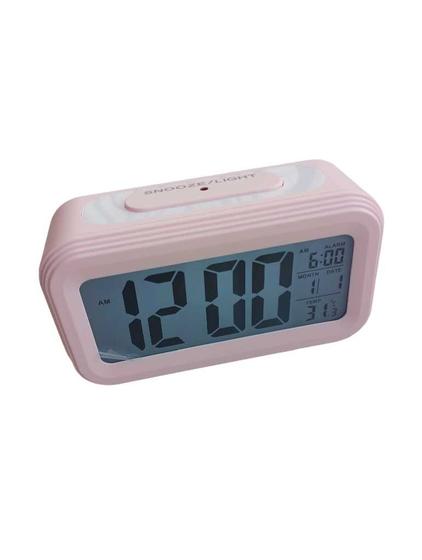 Imagem de Mini Relógio de led digital portátil mesa despertador temperatura pilha