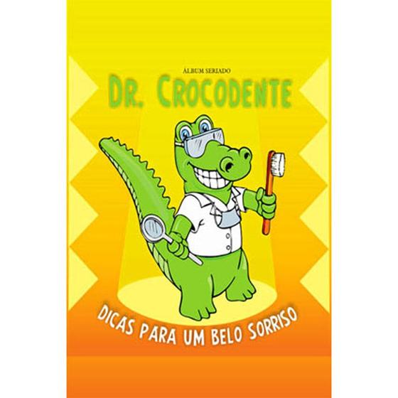 Imagem de Mini Revista Educativa Odontológica Escolar Infantil Dr. Crocodente - Pacote com 08 unidades - D-Express