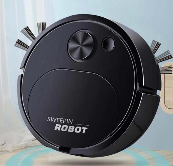 Imagem de Mini Robô Aspirador De Pó Varredura Inteligente Doméstico Automático RC-8088